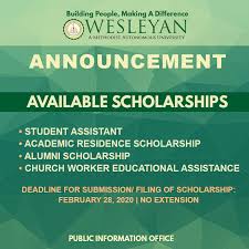 Wesleyan University Scholarships